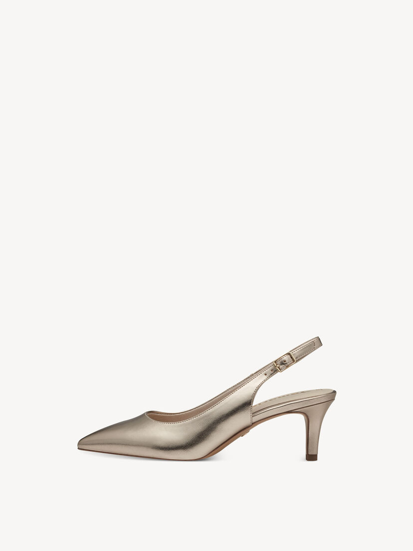 Slingpumps - goud, LIGHT GOLD, hi-res