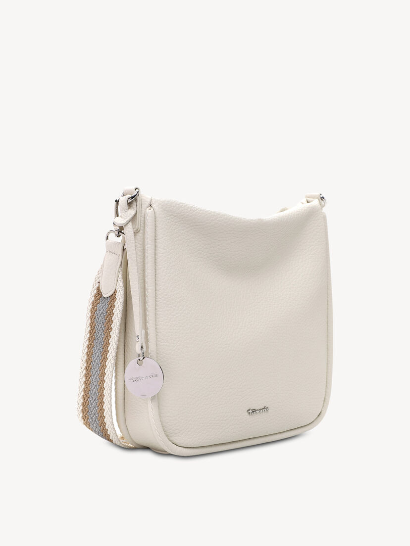 Schoudertas - grijs, ecru, hi-res