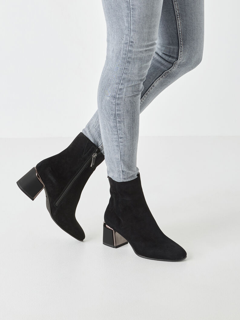 Bottine, BLACK SUEDE, hi-res