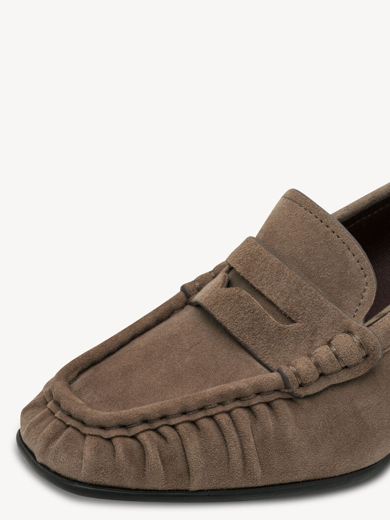 Leather Trotteur - beige, TAUPE, hi-res