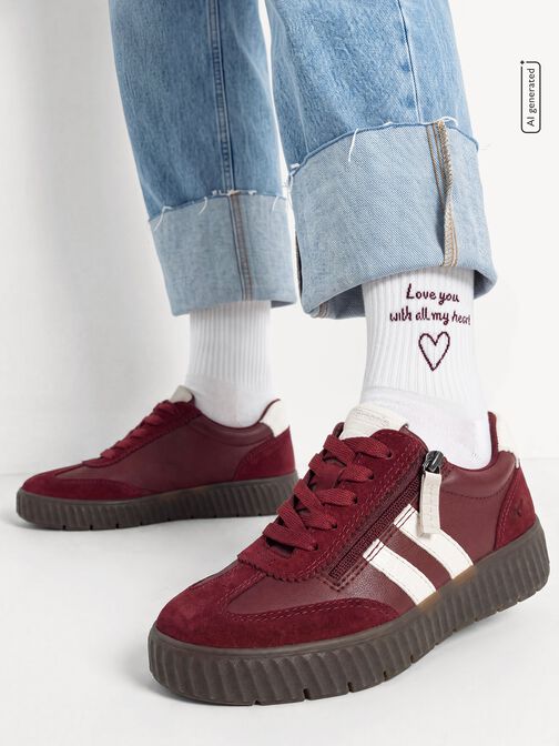 Sneaker, CRANB./BEIGE, hi-res