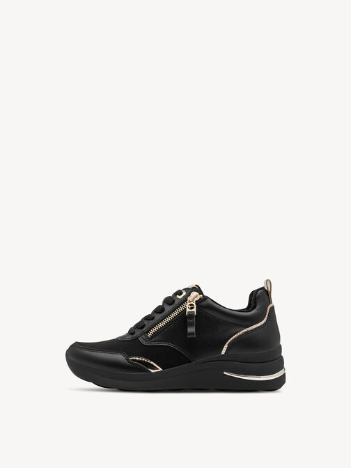 Sneaker, BLACK/GOLD, hi-res