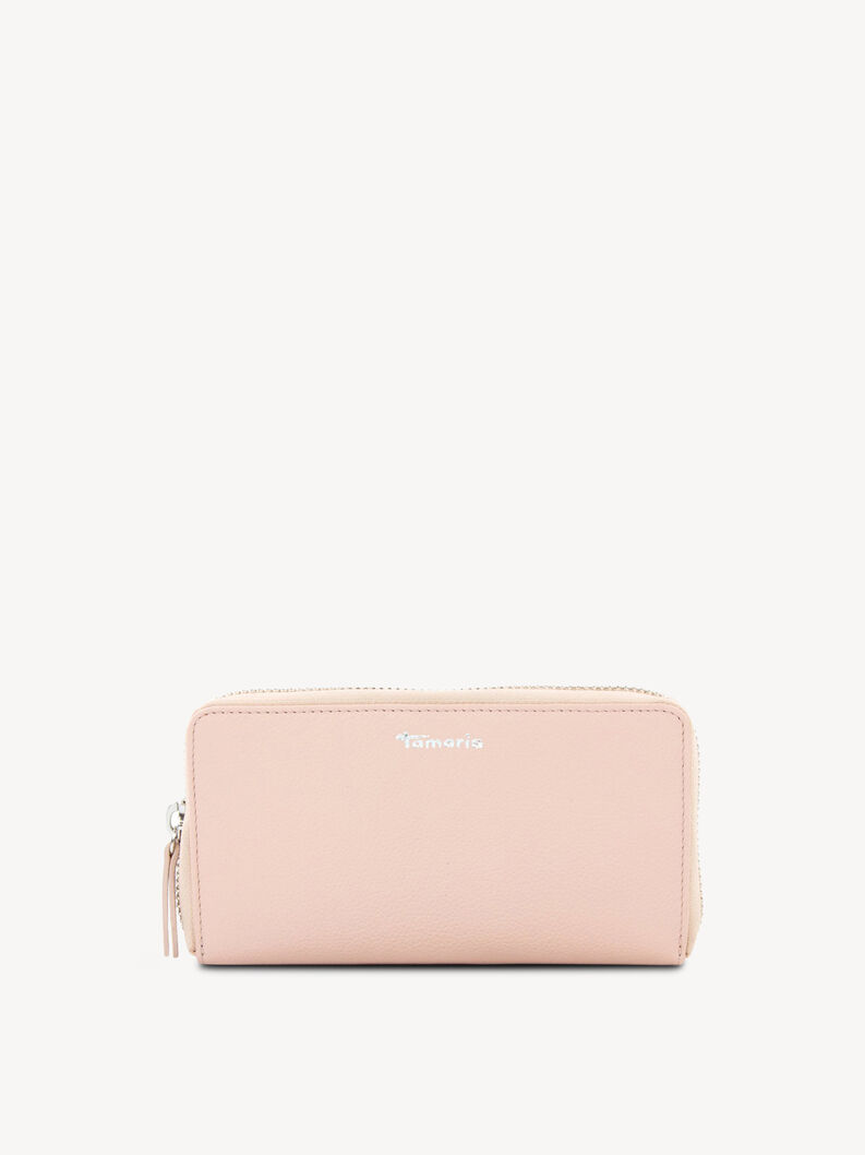 Leather Wallet - pink, rose, hi-res