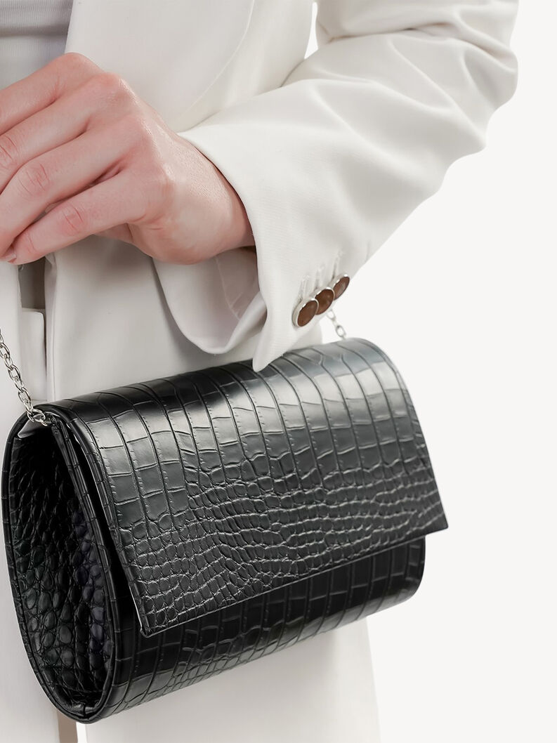 Clutch - schwarz, black kroko, hi-res