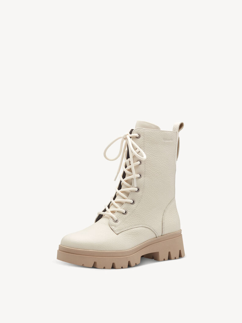 Stiefelette - weiß, OFFWHITE, hi-res