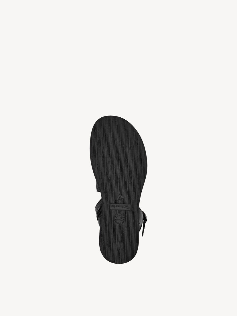 Sandaaltje - zwart, BLACK, hi-res