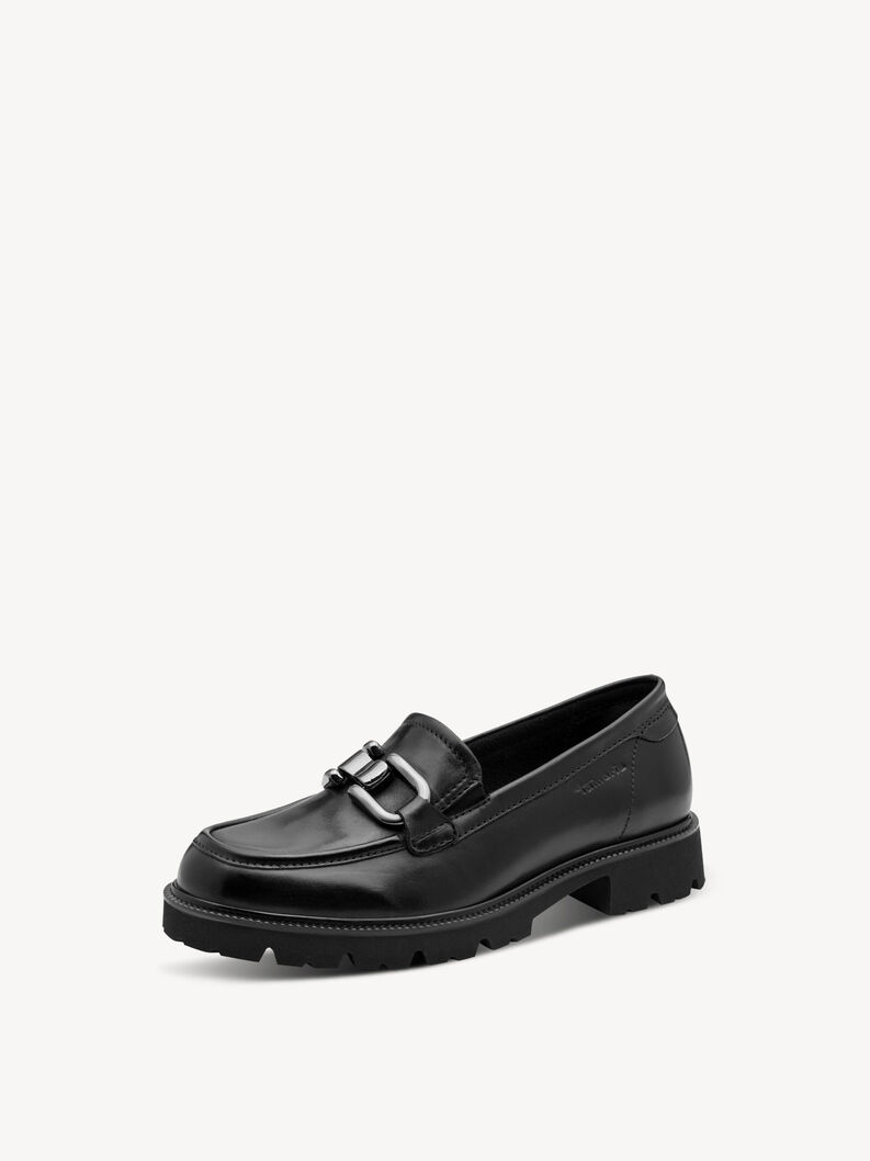 Lederslipper - schwarz, BLACK NAPPA, hi-res