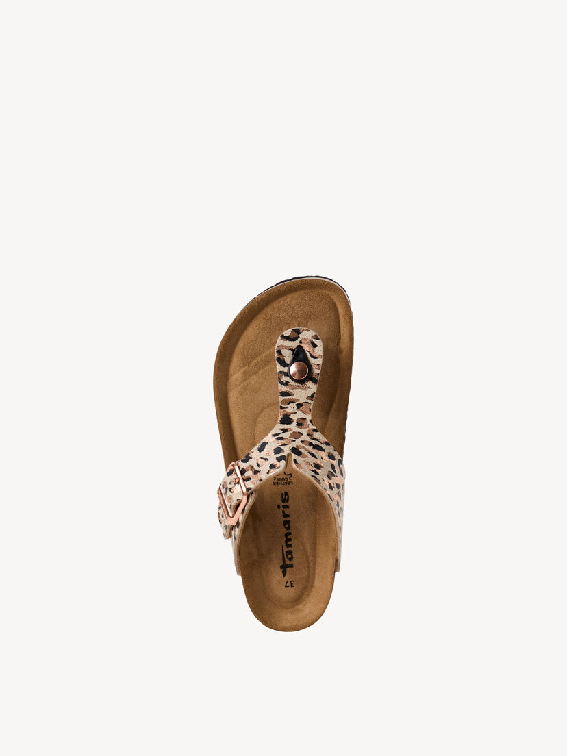 Slipper - beige, BEIGE/LEOPARD, hi-res