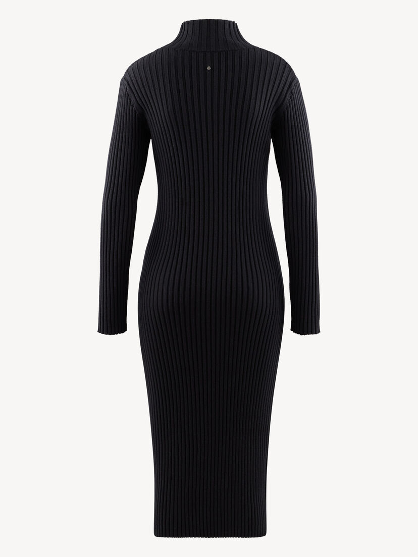 Gebreide jurk - zwart, Black Beauty, hi-res