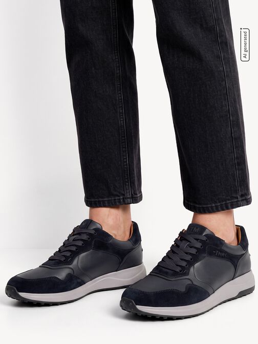 sneaker, NAVY, hi-res