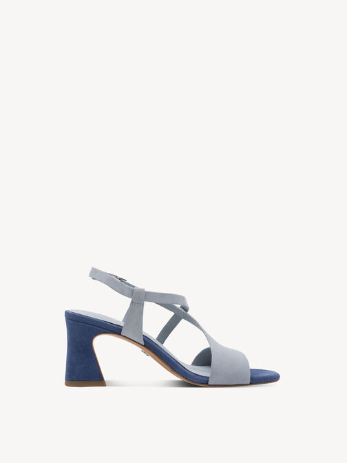 Heeled sandal, LT. BLUE COMB, hi-res