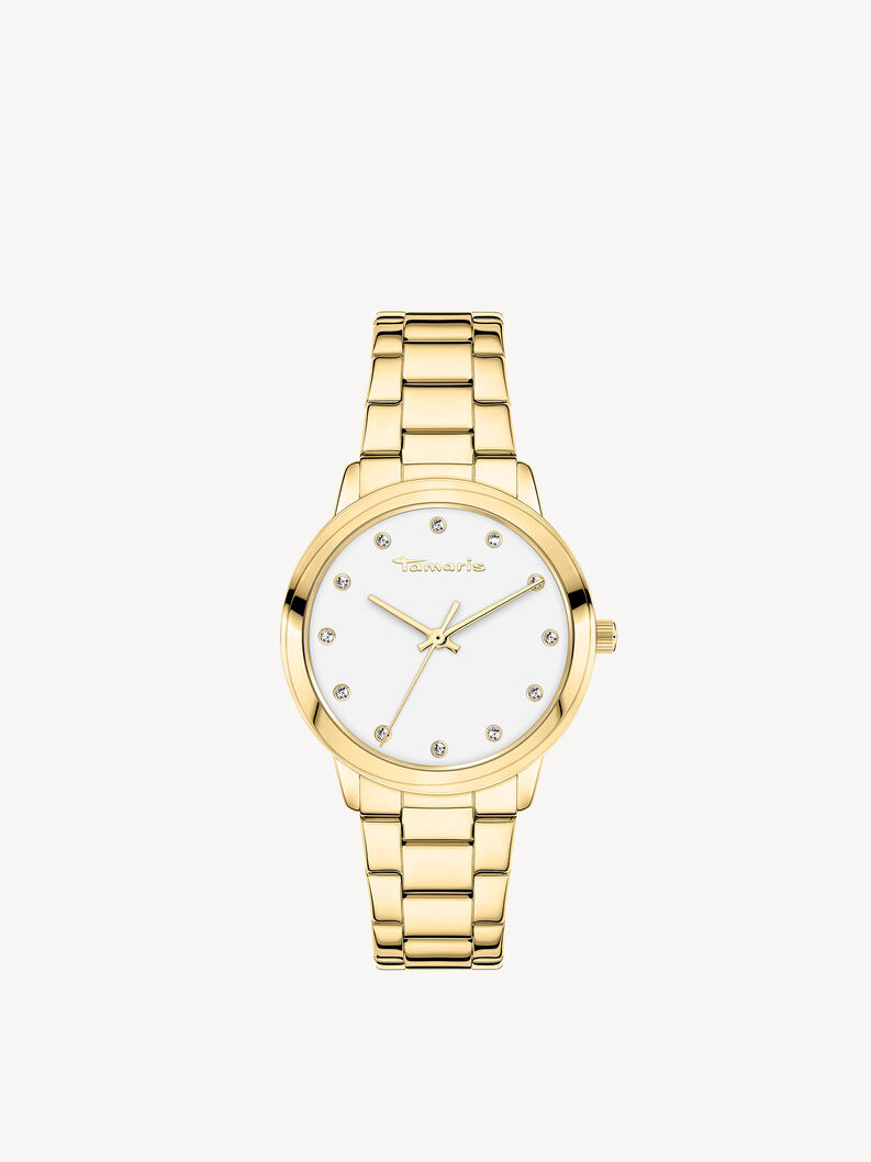 Montre - doré, gold weiß, hi-res