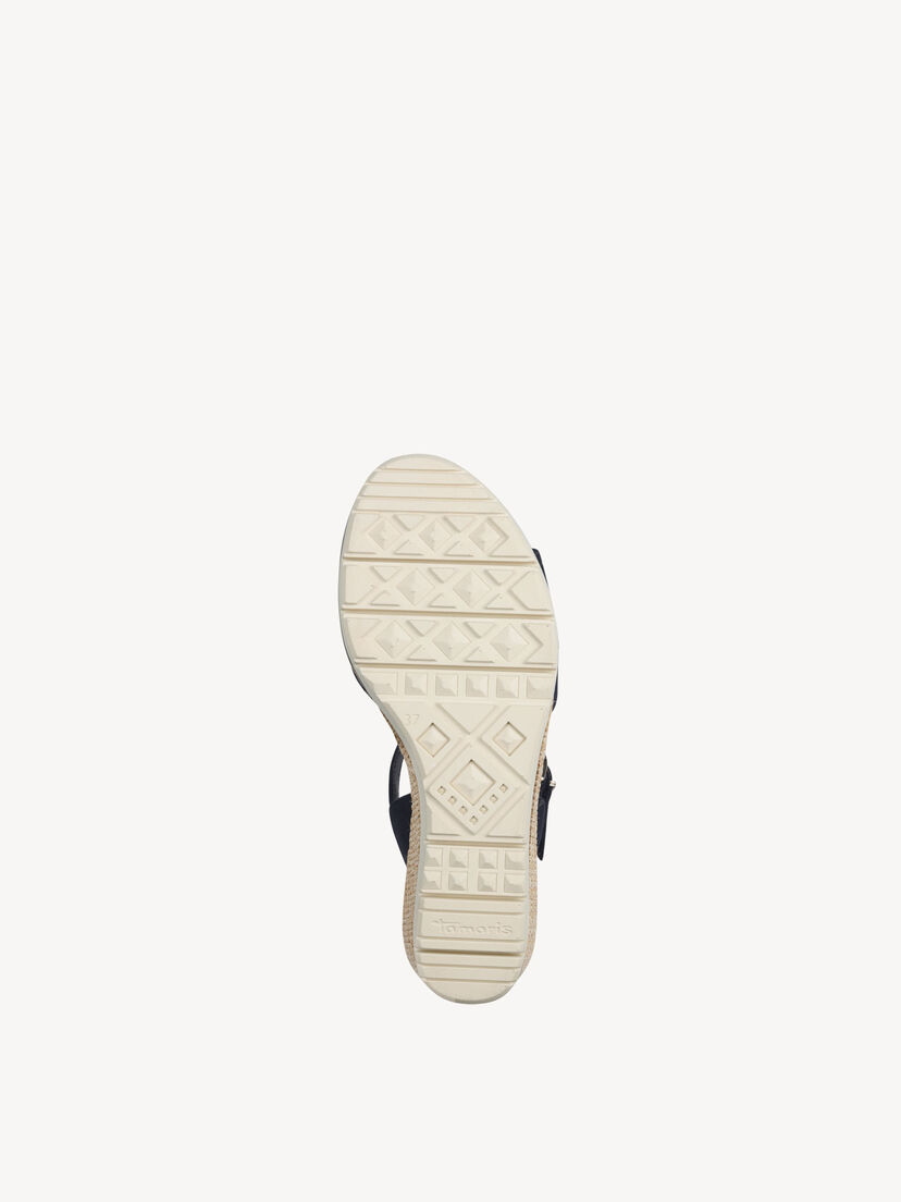 Leren Sandaaltje - blauw, NAVY, hi-res