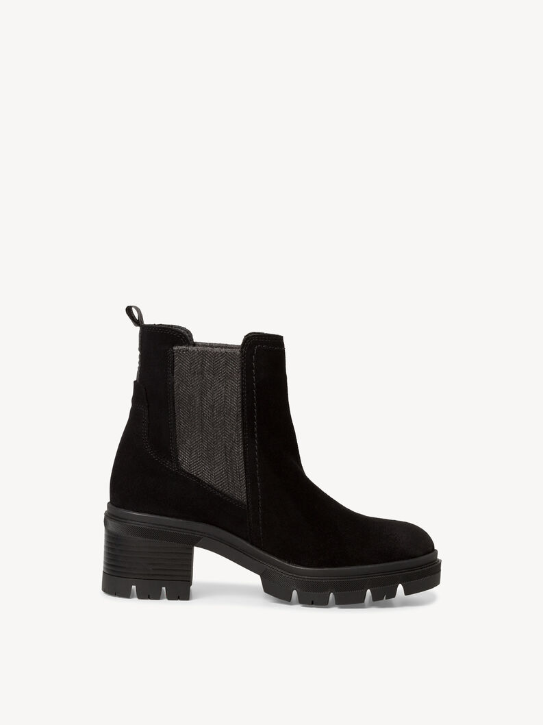 Leather Chelsea boot - black, BLACK, hi-res