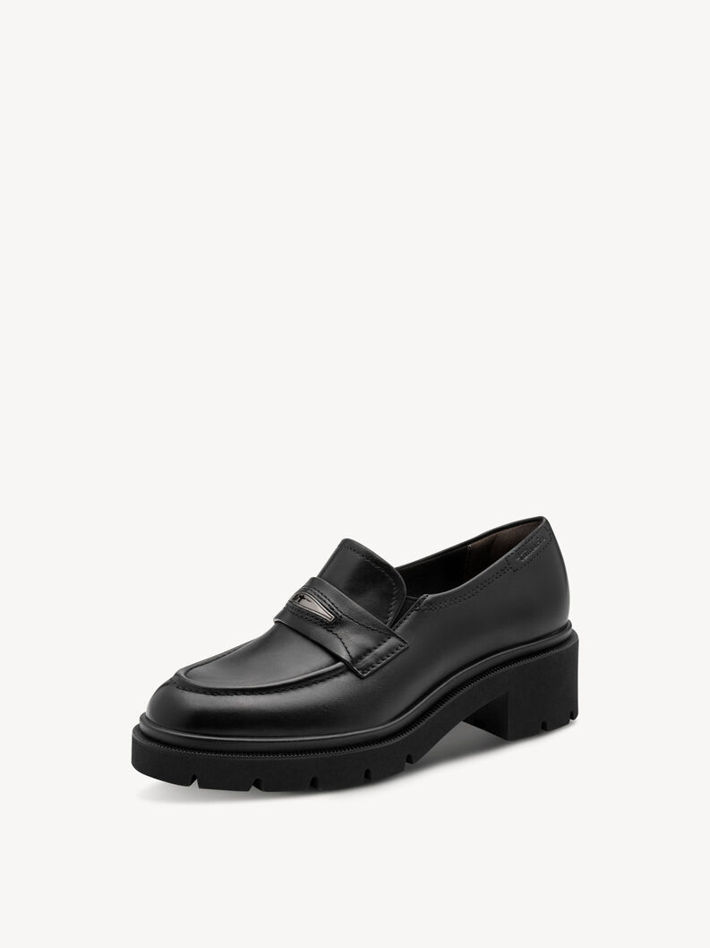 Trotteur en cuir - noir, BLACK LEATHER, hi-res