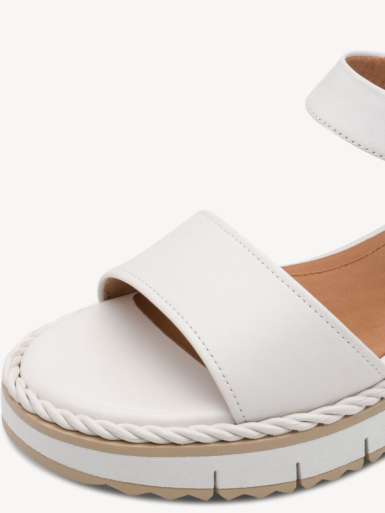 Ledersandalette - wei&szlig;, WHITE, hi-res