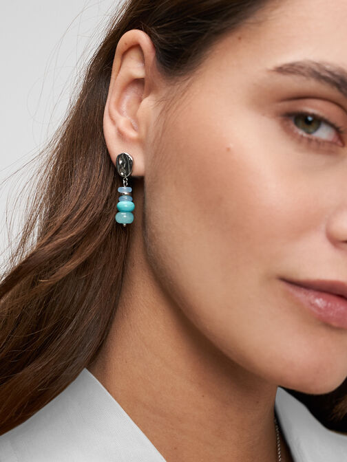 Boucles d'oreille, silber, hi-res