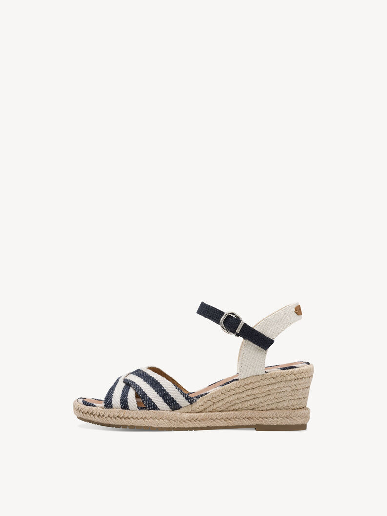 Sandale &agrave; talon - bleu, BLUE COMB, hi-res