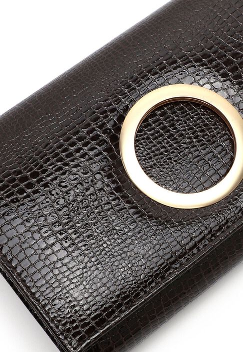 Clutch, brown, hi-res