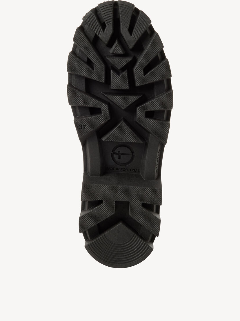Leren Chelseaboot - zwart, BLACK, hi-res