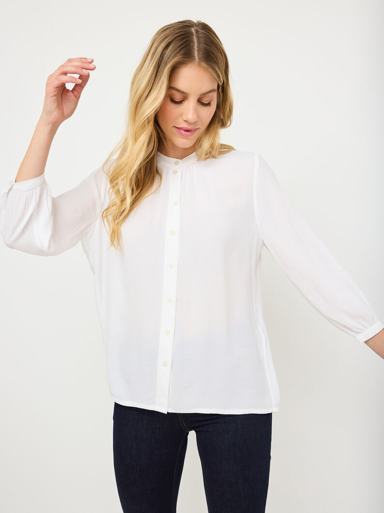 Blouse - white, Bright White, hi-res