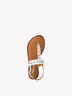 Leather Sandal - white, WHITE/SILVER, hi-res