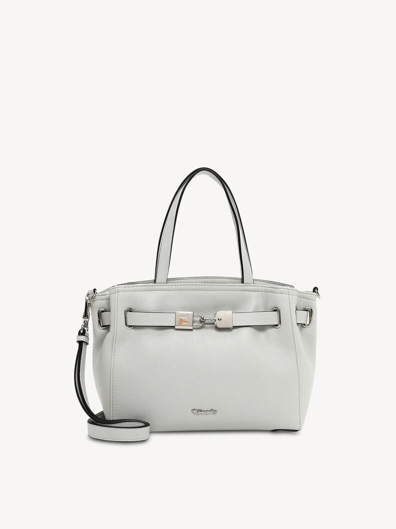 Πλαστικές τσάντες με λαβή - γκρι, lightgrey, hi-res