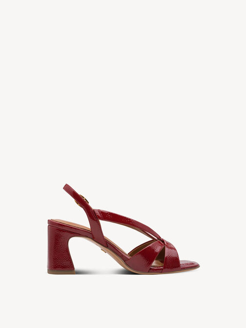 Heeled sandal, CHERRY, hi-res