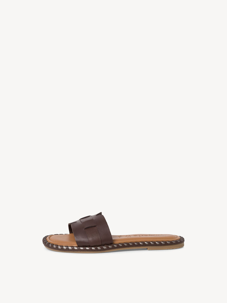 Leather Mule - brown, MOCCA, hi-res
