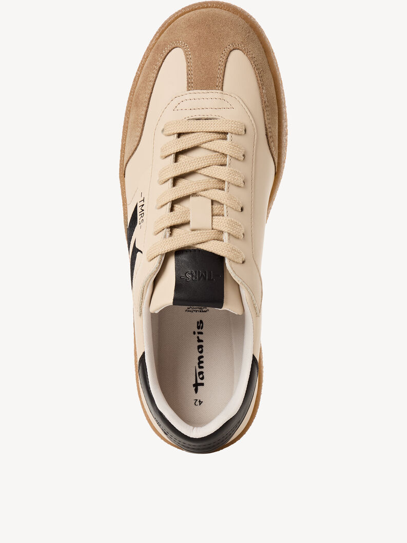 Basket en cuir - beige, BEIGE COMB, hi-res