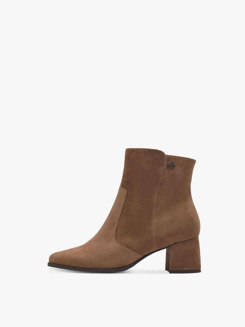 Bootie - brown, PEPPER SUEDE, hi-res