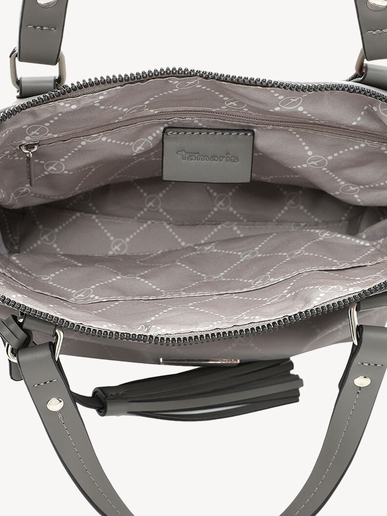 Shopping bag - grey, grey, hi-res