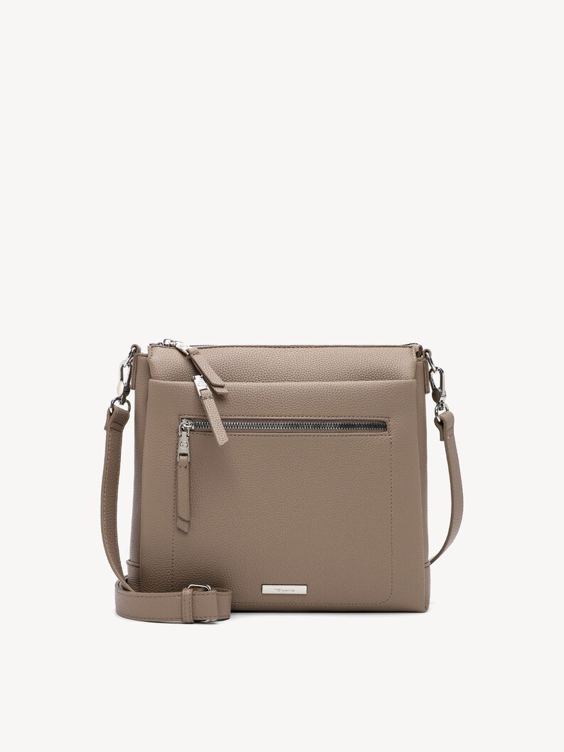 Skuldertaske - brun, taupe, hi-res