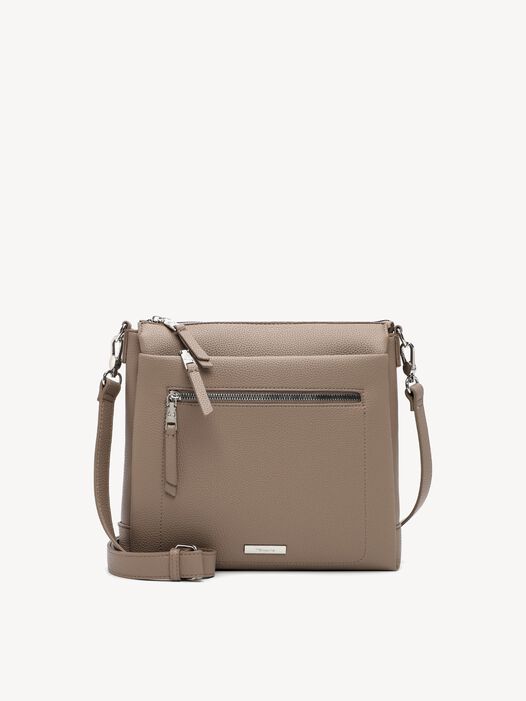Schoudertas, taupe, hi-res