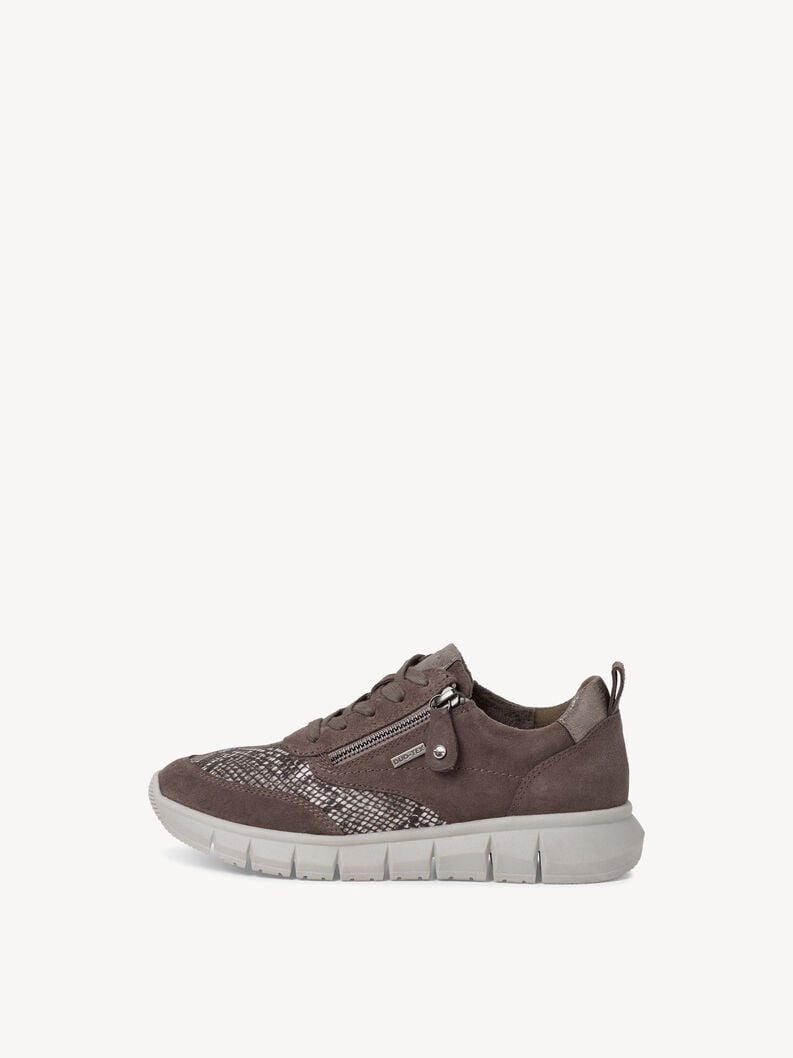 Leather Sneaker - grey, ANTRACIT/SNAKE, hi-res