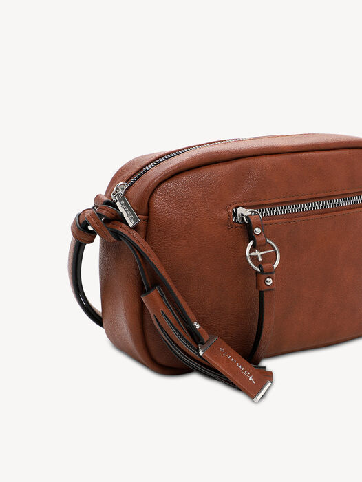 Schoudertas, cognac, hi-res