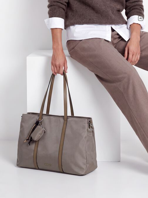 Shopper, taupe, hi-res