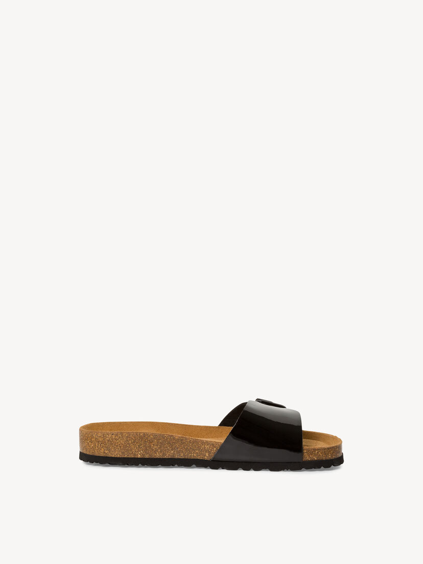Slipper - zwart, BLACK PATENT, hi-res