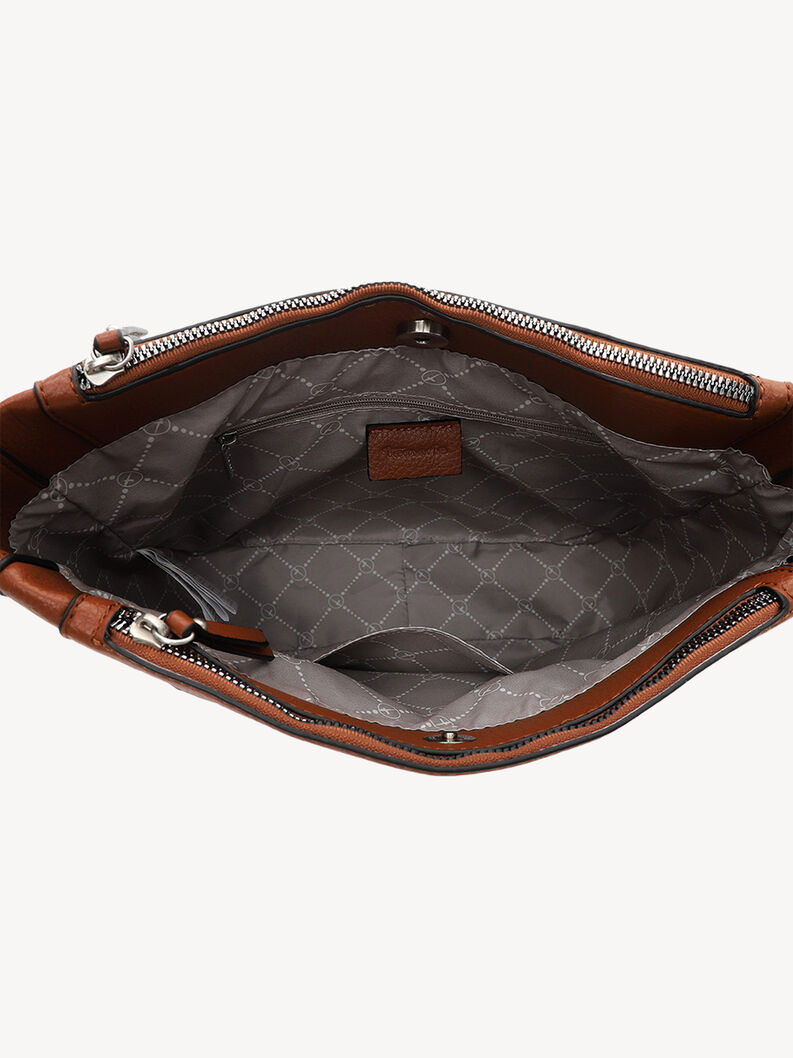 Handtas - bruin, cognac, hi-res