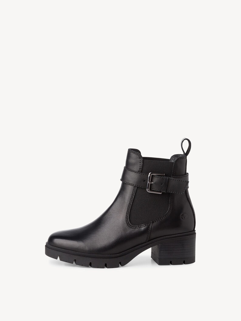 Leather Chelsea boot - black, BLACK LEATHER, hi-res