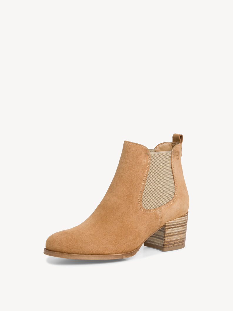 Leather Chelsea boot brown 112534220310 Buy Tamaris Chelsea