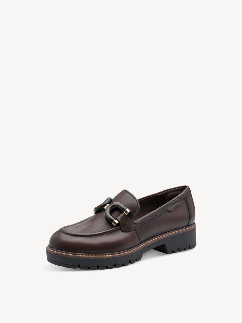 Leather Slipper - brown, 304, hi-res