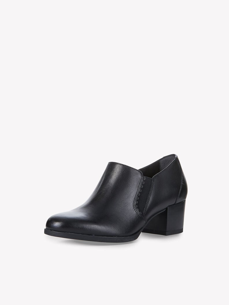 Trotteur en cuir - noir, BLACK, hi-res