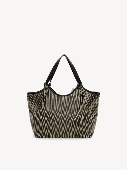 Shopping bag, black, hi-res