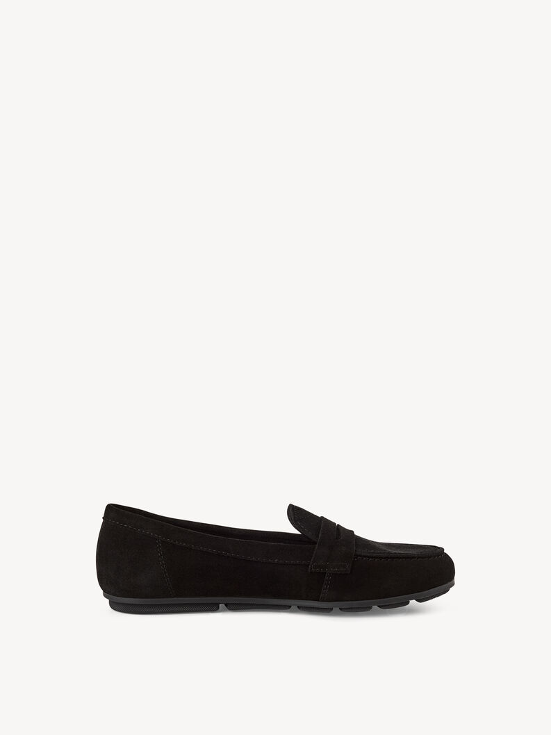 Lederslipper - schwarz, BLACK, hi-res