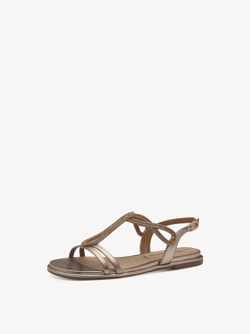 Sandaal - metallic, BRONCE, hi-res