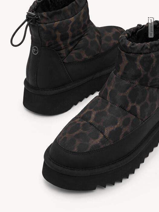 Enkellaarsje, BLACK/LEOPARD, hi-res