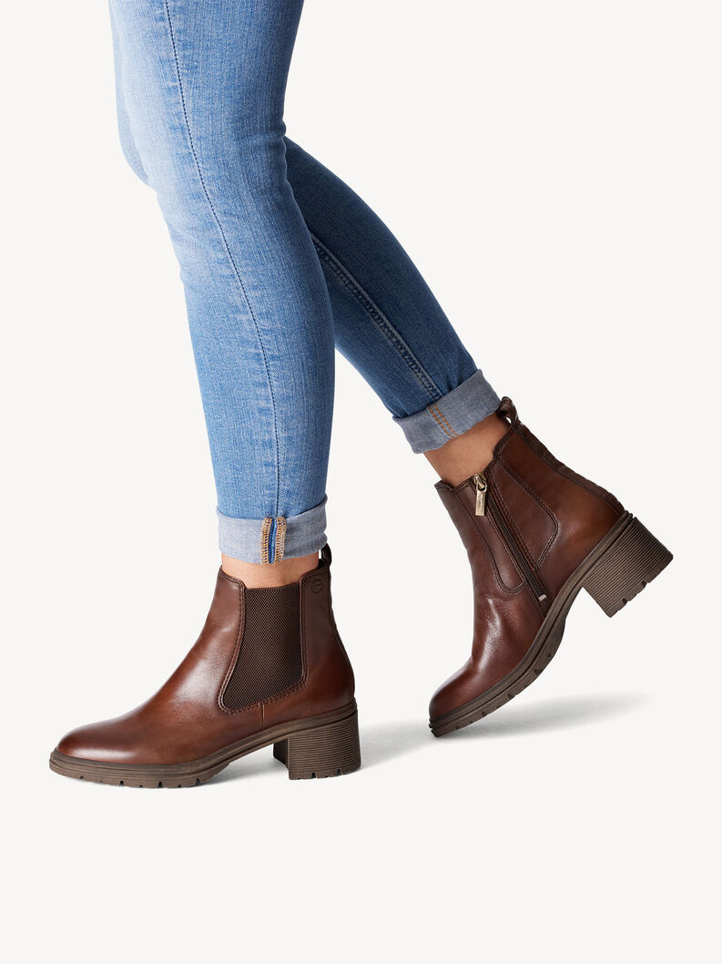 Leather Chelsea boot - brown, MUSCAT, hi-res