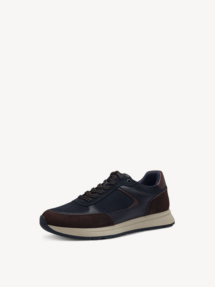Sneaker - blauw, NAVY/BROWN, hi-res