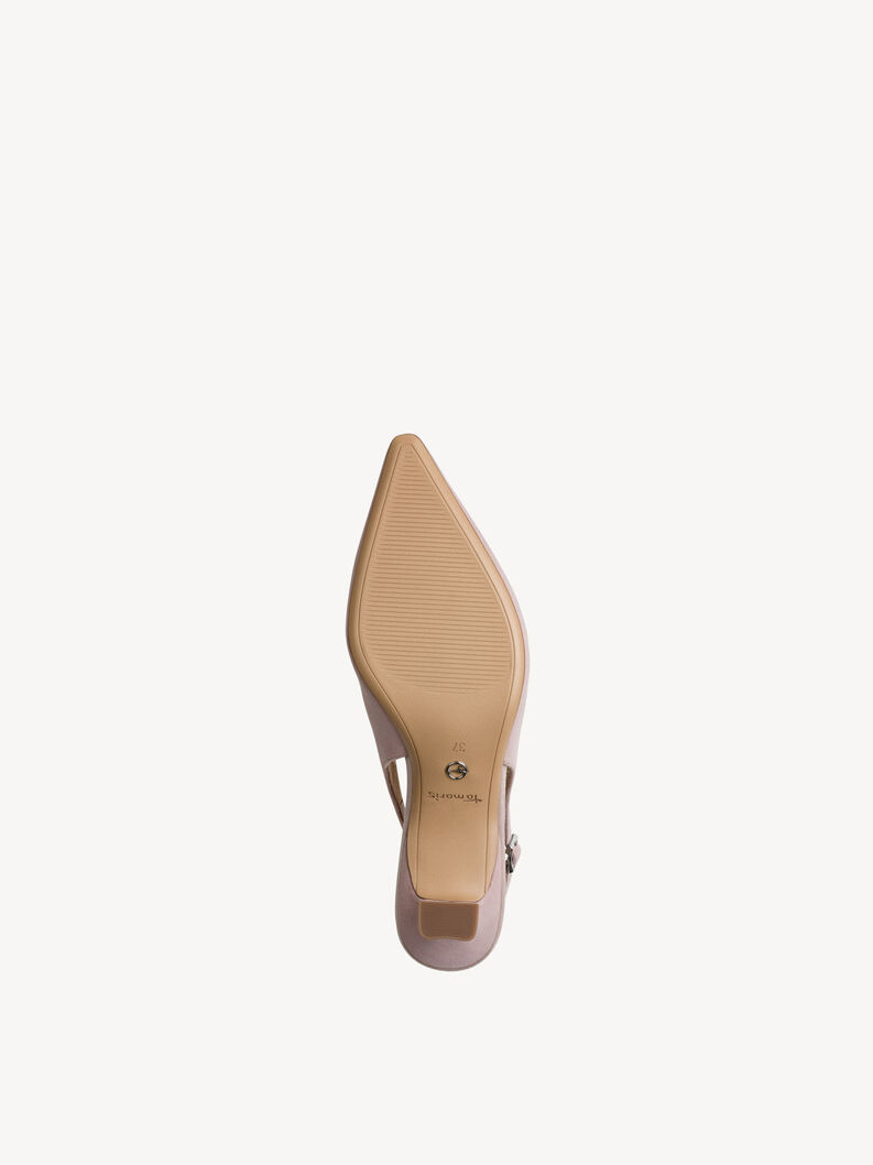 Escarpin en cuir - rose, POWDER, hi-res